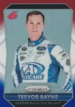 2016 Panini Prizm - Red, White & Blue Prizm #6 - Trevor Bayne - Roush Fenway Racing