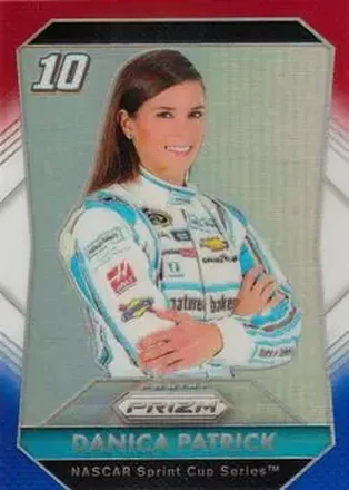 2016 Panini Prizm - Red, White & Blue Prizm #10 - Danica Patrick - Stewart-Haas Racing