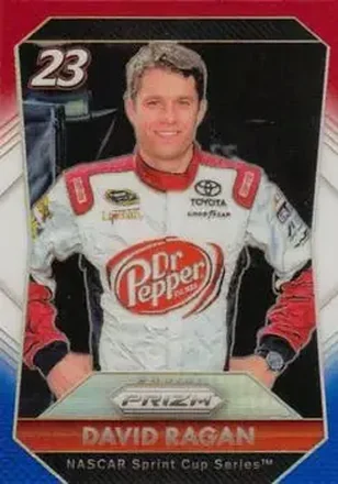 2016 Panini Prizm - Red, White & Blue Prizm #12 - David Ragan - BK Racing