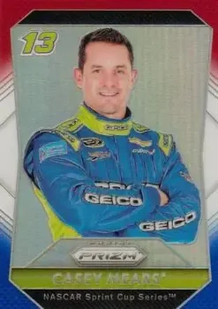 2016 Panini Prizm - Red, White & Blue Prizm #13 - Casey Mears - Germain Racing