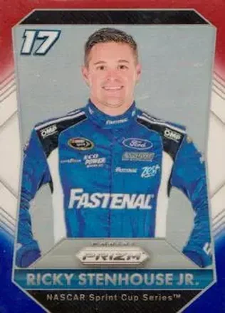 2016 Panini Prizm - Red, White & Blue Prizm #17 - Ricky Stenhouse Jr. - Roush Fenway Racing