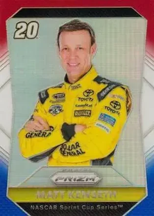 2016 Panini Prizm - Red, White & Blue Prizm #20 - Matt Kenseth - Joe Gibbs Racing