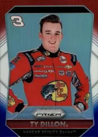 2016 Panini Prizm - Red, White & Blue Prizm #33 - Ty Dillon - Richard Childress Racing
