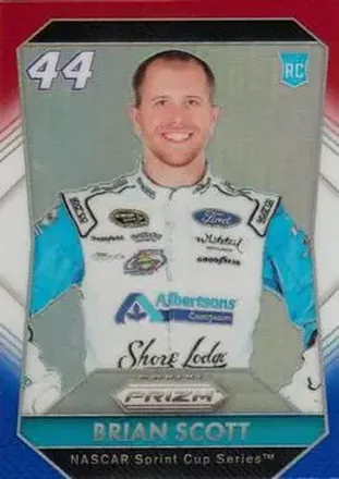2016 Panini Prizm - Red, White & Blue Prizm #38 - Brian Scott - Richard Petty Motorsports