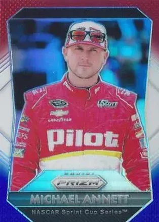 2016 Panini Prizm - Red, White & Blue Prizm #41 - Michael Annett - Tommy Baldwin Racing