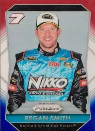 2016 Panini Prizm - Red, White & Blue Prizm #45 - Regan Smith - Tommy Baldwin Racing