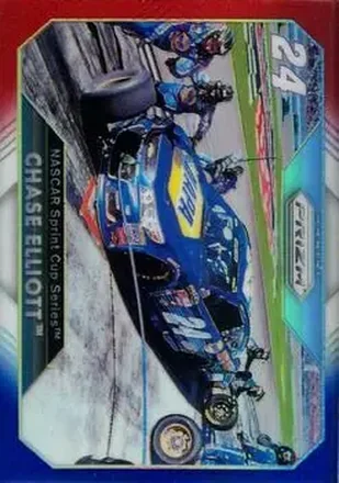 2016 Panini Prizm - Red, White & Blue Prizm #49 - Chase Elliott - Hendrick Motorsports