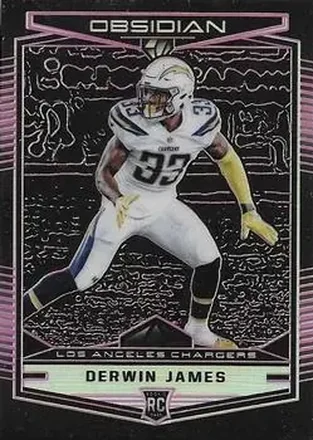 2018 Panini Obsidian - Electric Etch Purple #149 - Derwin James Jr. - Los Angeles Chargers