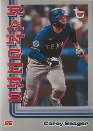 2024 Topps Brooklyn Collection - Platinum #36 - Corey Seager - Texas Rangers
