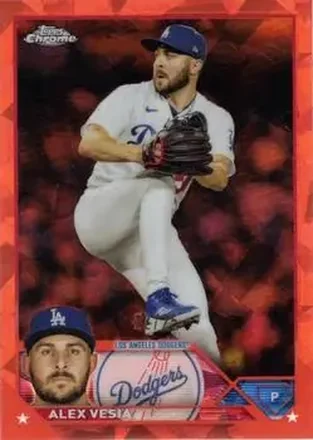 2023 Topps Chrome Update Sapphire Edition - Orange #USCS261 - Alex Vesia - Los Angeles Dodgers