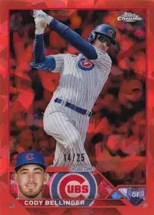 2023 Topps Chrome Update Sapphire Edition - Orange #USCS300 - Cody Bellinger - Chicago Cubs