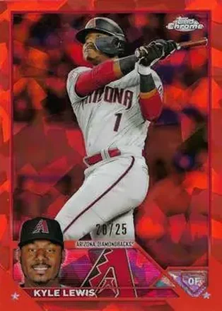 2023 Topps Chrome Update Sapphire Edition - Orange #USCS307 - Kyle Lewis - Arizona Diamondbacks