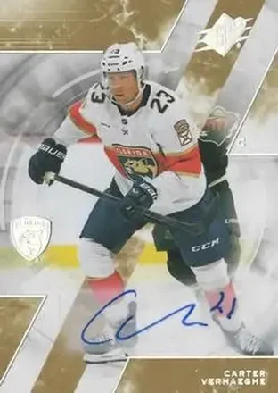 2023-24 SPx - Autographs #56 - Carter Verhaeghe - Florida Panthers