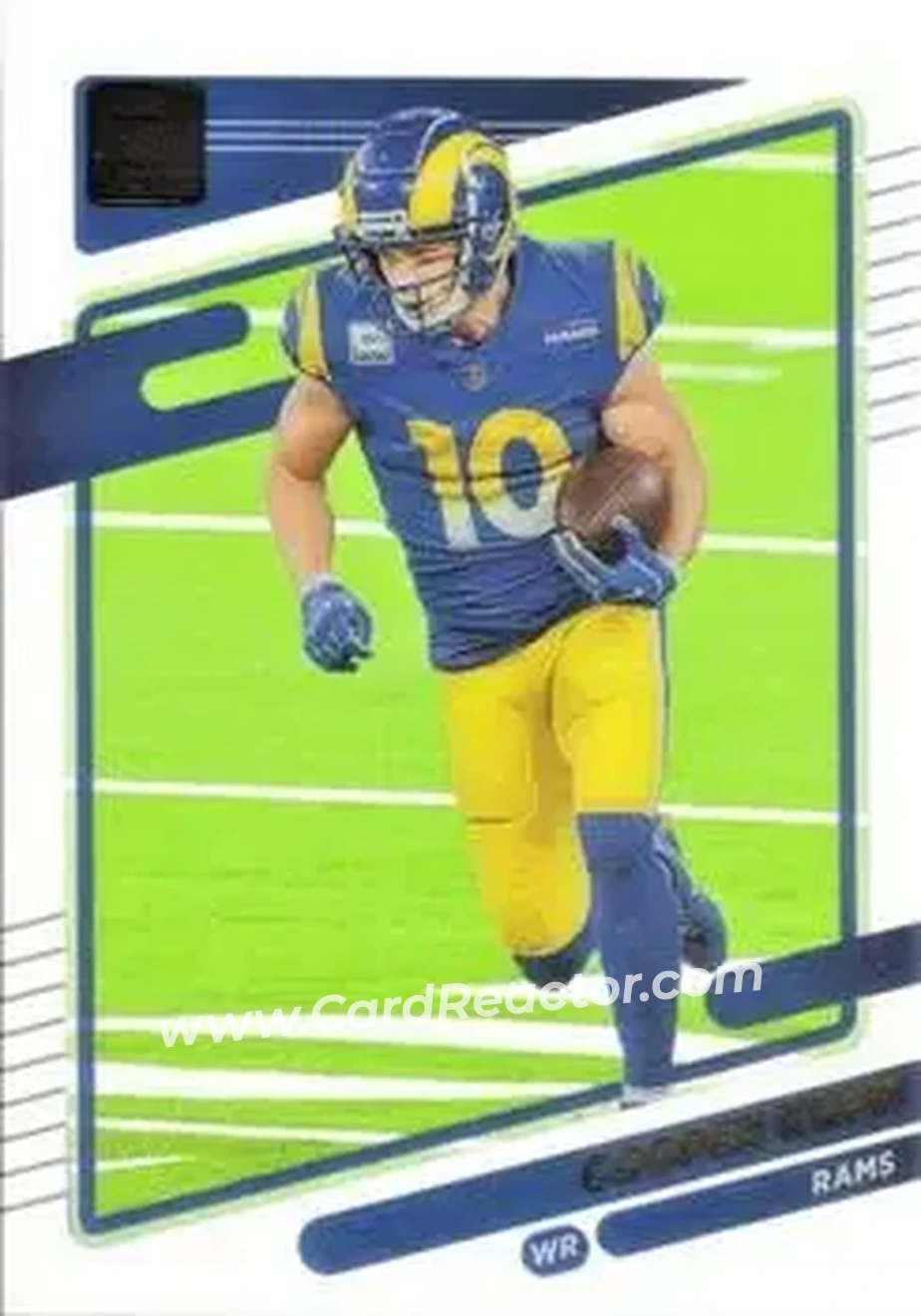 2021 Clearly Donruss - Gold #8 - Cooper Kupp - Los Angeles Rams - Front