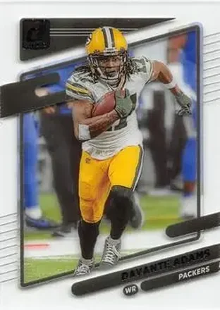 2021 Clearly Donruss - Gold #18 - Davante Adams - Green Bay Packers