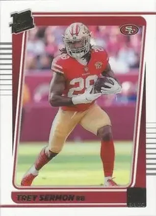 2021 Clearly Donruss - Gold #79 - Trey Sermon - San Francisco 49ers