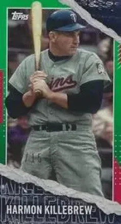 2020 Topps Rip - Mini Cards Green #M-24 - Harmon Killebrew - Minnesota Twins