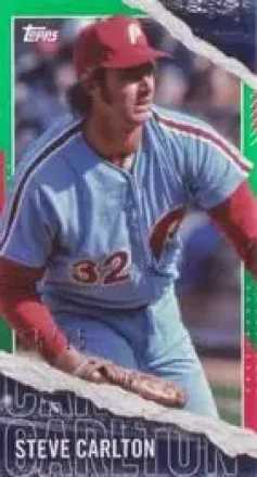 2020 Topps Rip - Mini Cards Green #M-30 - Steve Carlton - Philadelphia Phillies