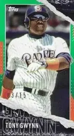 2020 Topps Rip - Mini Cards Green #M-39 - Tony Gwynn - San Diego Padres