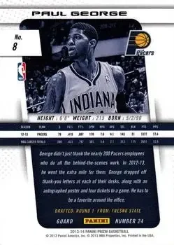 Back of Paul George