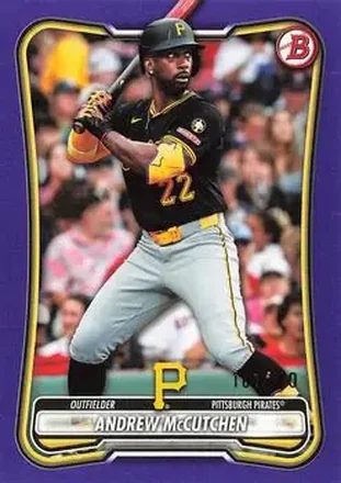 2026 Bowman - Purple #22 - Andrew McCutchen - Pittsburgh Pirates