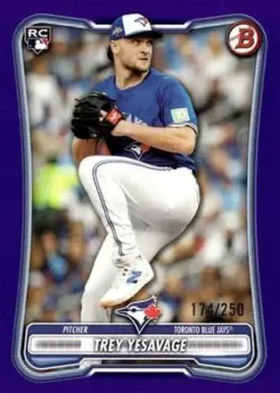 2026 Bowman - Purple #41 - Trey Yesavage - Toronto Blue Jays
