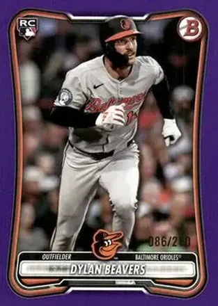 2026 Bowman - Purple #69 - Dylan Beavers - Baltimore Orioles