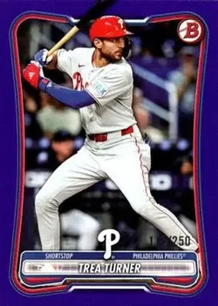 2026 Bowman - Purple #71 - Trea Turner - Philadelphia Phillies