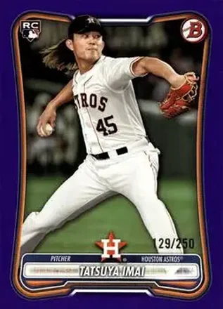 2026 Bowman - Purple #74 - Tatsuya Imai - Houston Astros