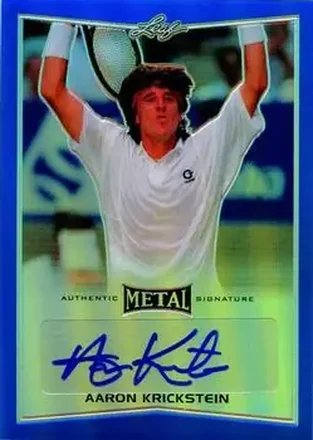 2016 Leaf Metal - Autographs Blue #BA-AK1 - Aaron Krickstein
