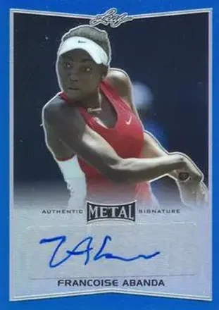 2016 Leaf Metal - Autographs Blue #BA-FA1 - Francoise Abanda