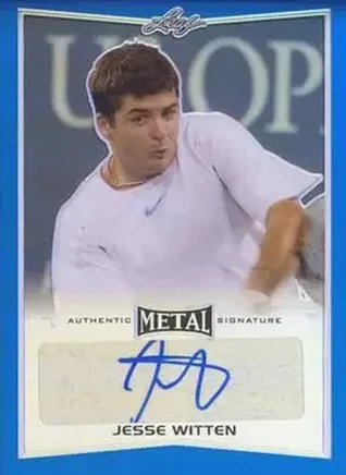 2016 Leaf Metal - Autographs Blue #BA-JW1 - Jesse Witten
