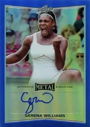 2016 Leaf Metal - Autographs Blue #BA-SW1 - Serena Williams