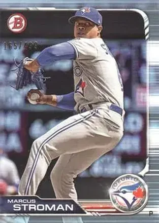 2019 Bowman - Sky Blue #40 - Marcus Stroman - Toronto Blue Jays