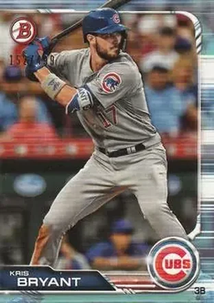 2019 Bowman - Sky Blue #51 - Kris Bryant - Chicago Cubs