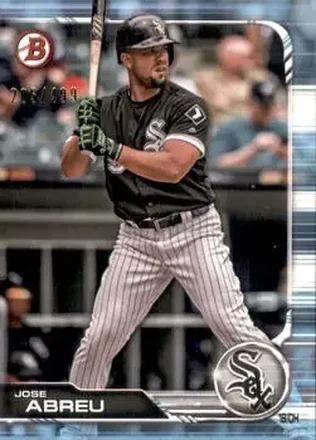 2019 Bowman - Sky Blue #55 - Jose Abreu - Chicago White Sox