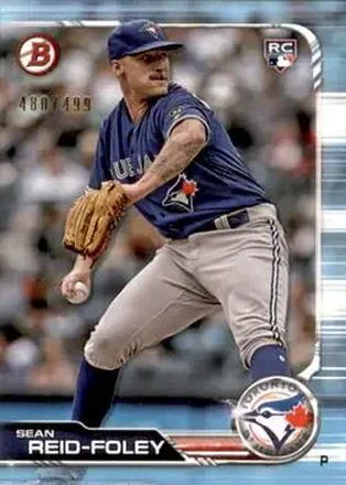 2019 Bowman - Sky Blue #58 - Sean Reid-Foley - Toronto Blue Jays