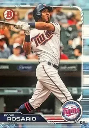 2019 Bowman - Sky Blue #63 - Eddie Rosario - Minnesota Twins