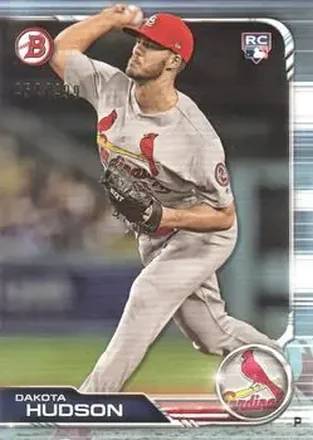 2019 Bowman - Sky Blue #73 - Dakota Hudson - St. Louis Cardinals