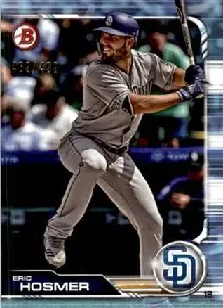 2019 Bowman - Sky Blue #86 - Eric Hosmer - San Diego Padres