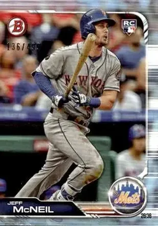 2019 Bowman - Sky Blue #90 - Jeff McNeil - New York Mets
