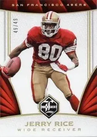 2016 Panini Limited - Gold Spotlight #18 - Jerry Rice - San Francisco 49ers