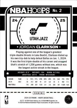 Back of Jordan Clarkson