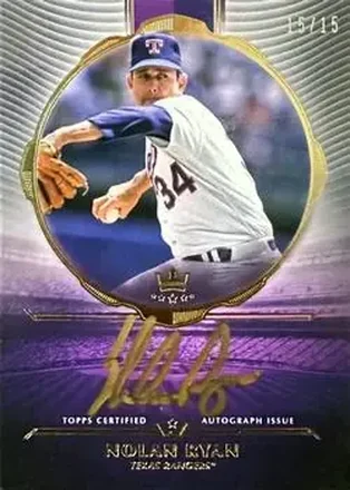 2023 Topps Five Star - Baseball Royalty Autographs #BR-NR - Nolan Ryan - Texas Rangers