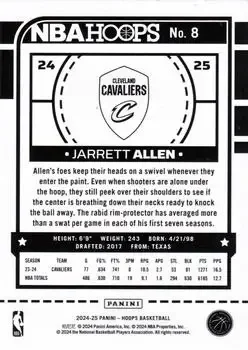 Back of Jarrett Allen