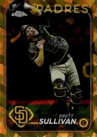2024 Topps Chrome Update Sapphire Edition - Gold Sapphire #USCS34 - Brett Sullivan - San Diego Padres