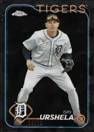 2024 Topps Chrome Update Sapphire Edition - Black Sapphire #USCS346 - Gio Urshela - Detroit Tigers