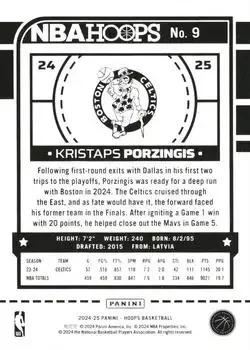 Back of Kristaps Porziņģis