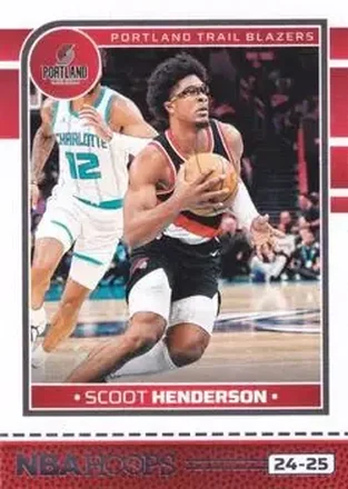 2024-25 Hoops #13 - Scoot Henderson - Portland Trail Blazers