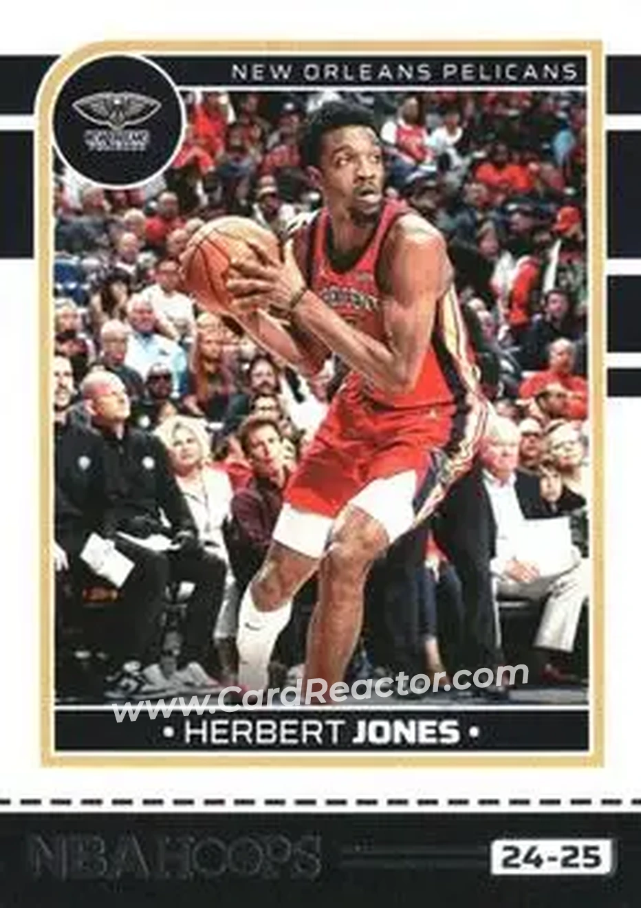 2024-25 Hoops #14 - Herbert Jones - New Orleans Pelicans - Front 2024-25 Hoops #14 - Herbert Jones - New Orleans Pelicans - Front
